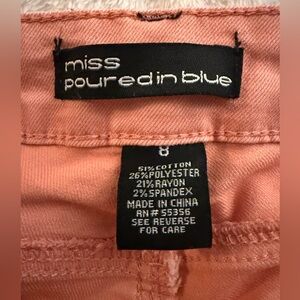 Miss Poured in Blue Women's Pink Jeans